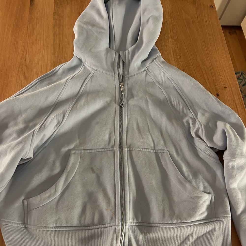 Lululemon Athletica Sky Blue Zip-Up Hoodie
